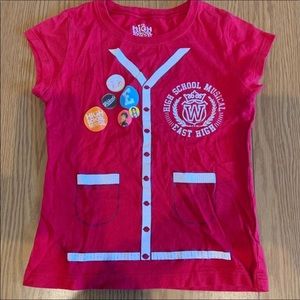 Girls M (7/8) High School Musical red shirt